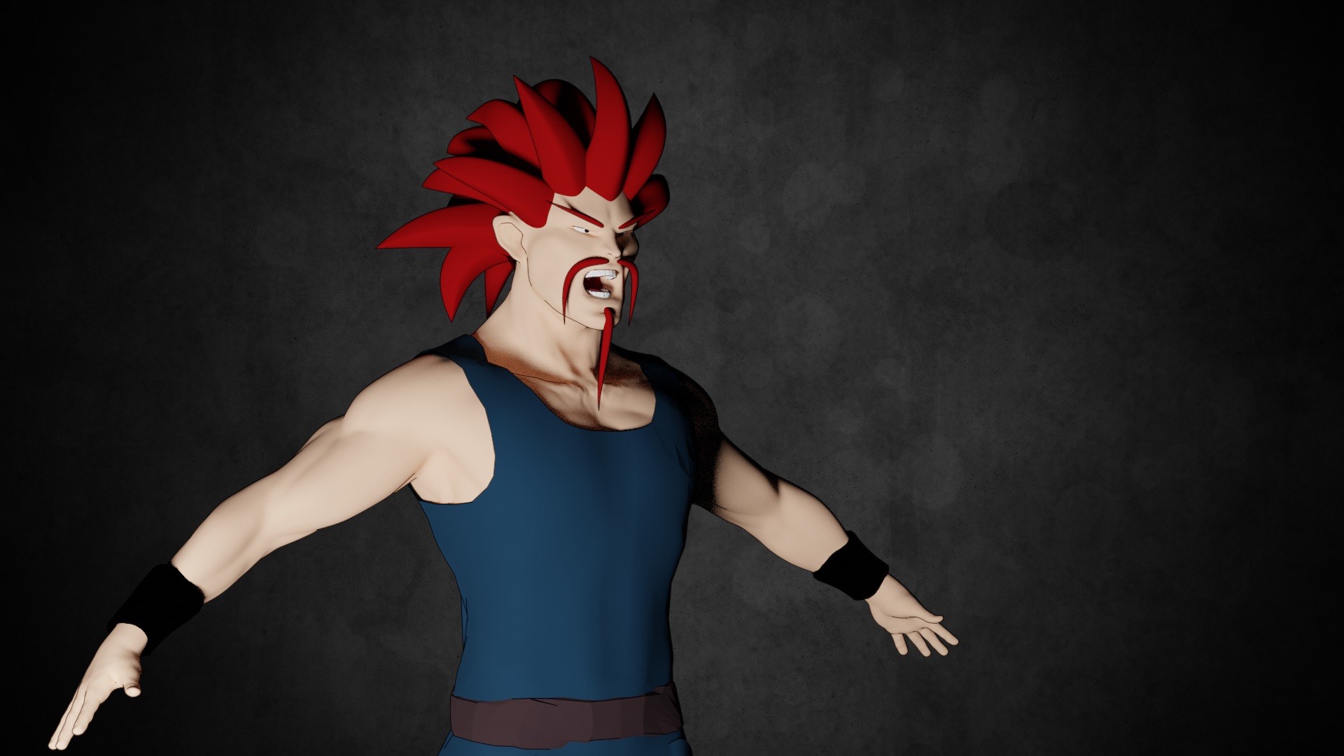3D character sculpture study - Hak Foo | Jackie Chan Adventures