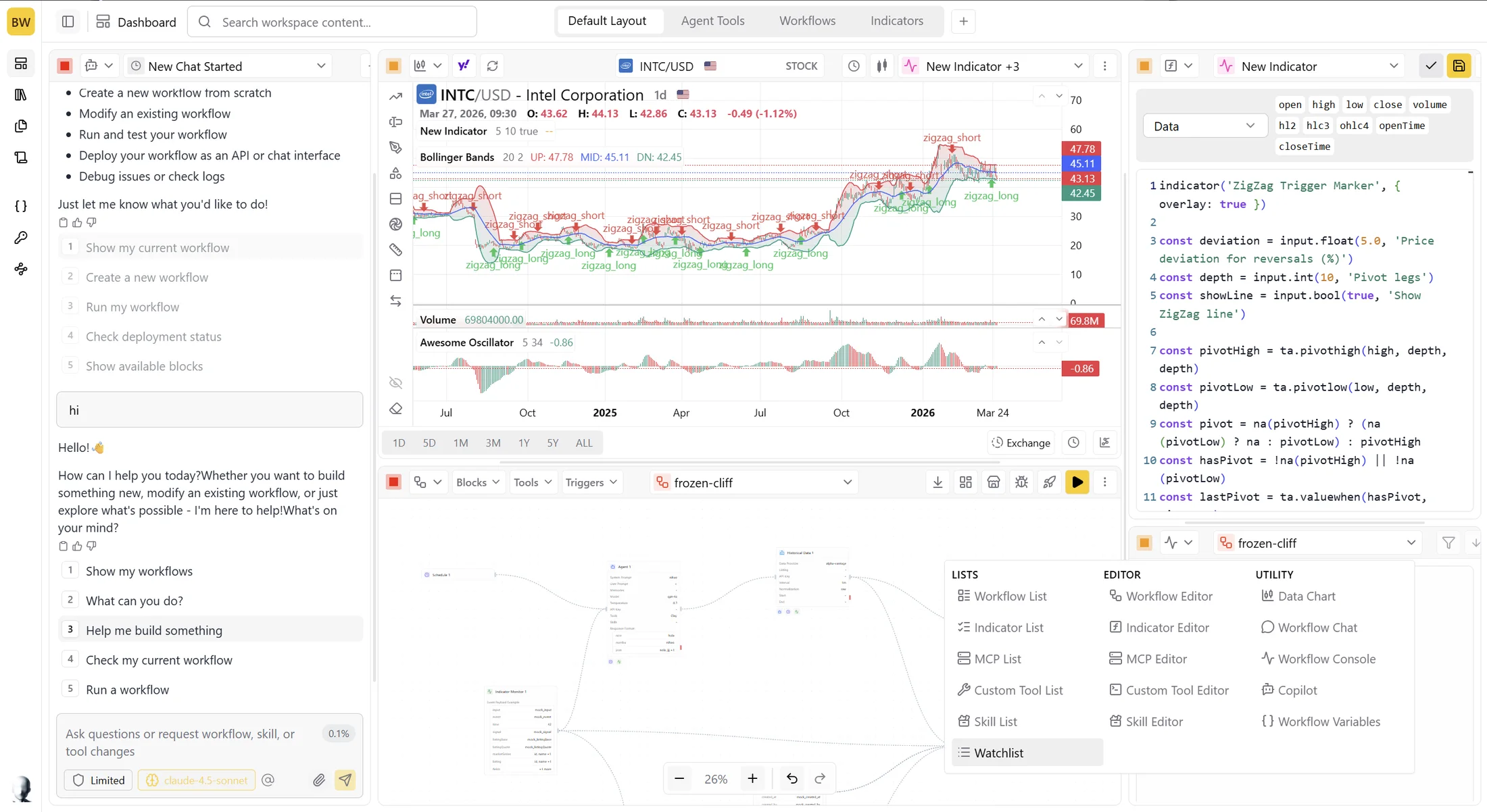 TradingGoose-Studio project overview in light mode